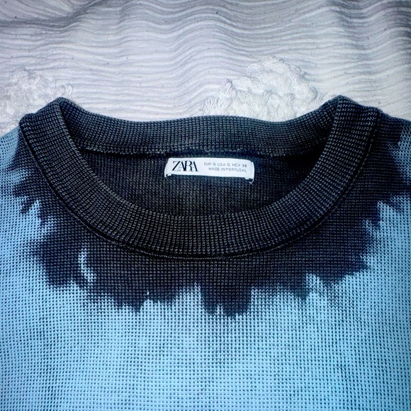 Zara oversized box tee -acid wash - Picture 2 of 3